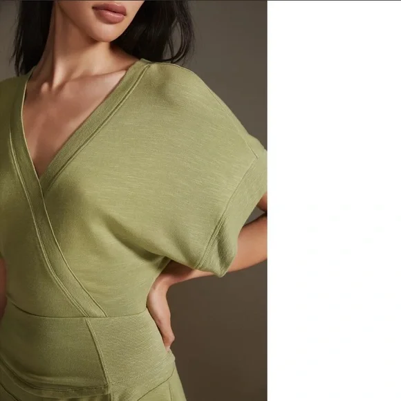 NWT! Anthropologie Fitted Corset Short Sleeve Top - Picture 5 of 7